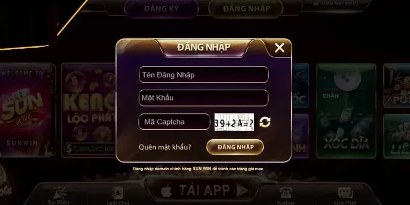 Đăng nhập Sunwin 1 Đăng nhập Sunwin chỉ với 3 bước cực kỳ đơn giản, dễ thực hiện