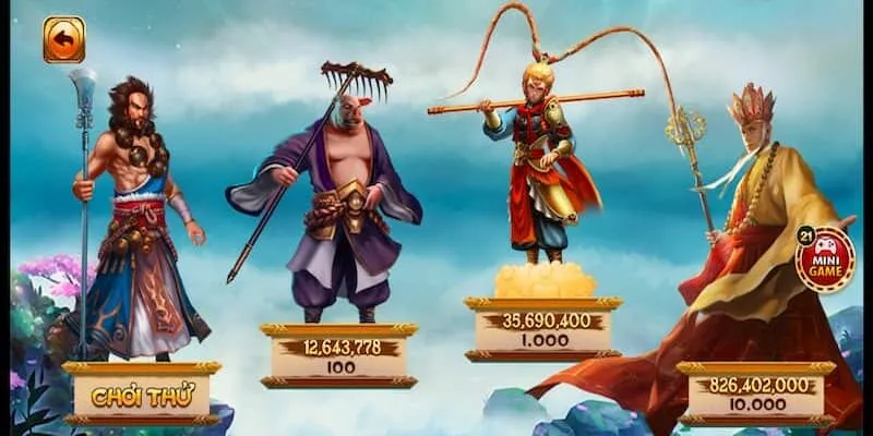 Nổ Hũ Tây Du Ký Sunwin – Quay hũ thần kỳ hấp dẫn năm 2025 4 Siêu phẩm quay hũ Tây Du Ký tích cực đa dạng ưu điểm cho người chơi