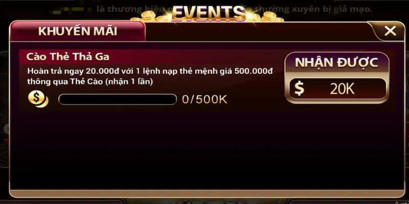 trang chủ 8 Khuyến mãi được tung ra liên tục cho tất cả thành viên tham gia